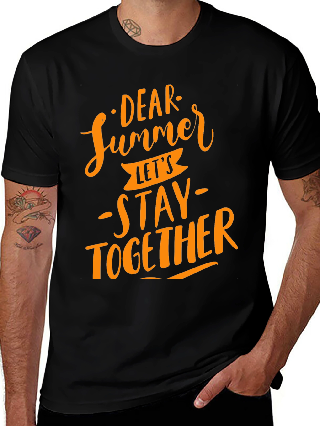 Dear Summer Graphic Tee - Black T-Shirt