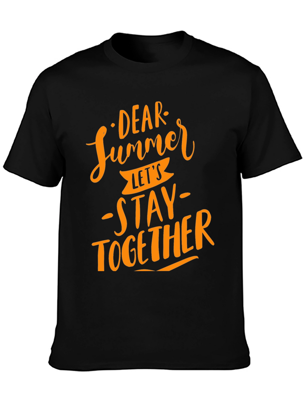 Dear Summer Graphic Tee - Black T-Shirt