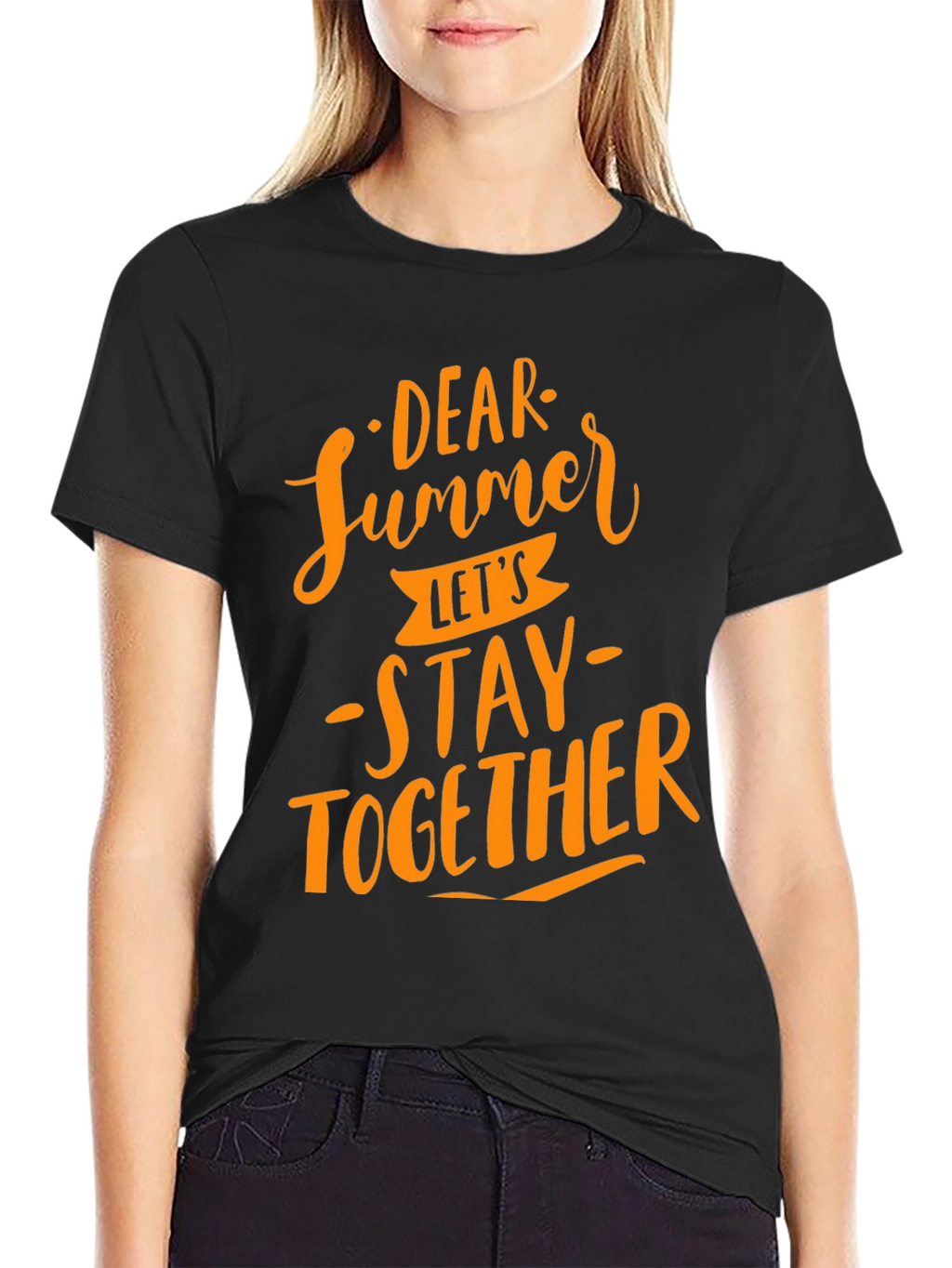 Dear Summer Graphic Tee - Black T-Shirt