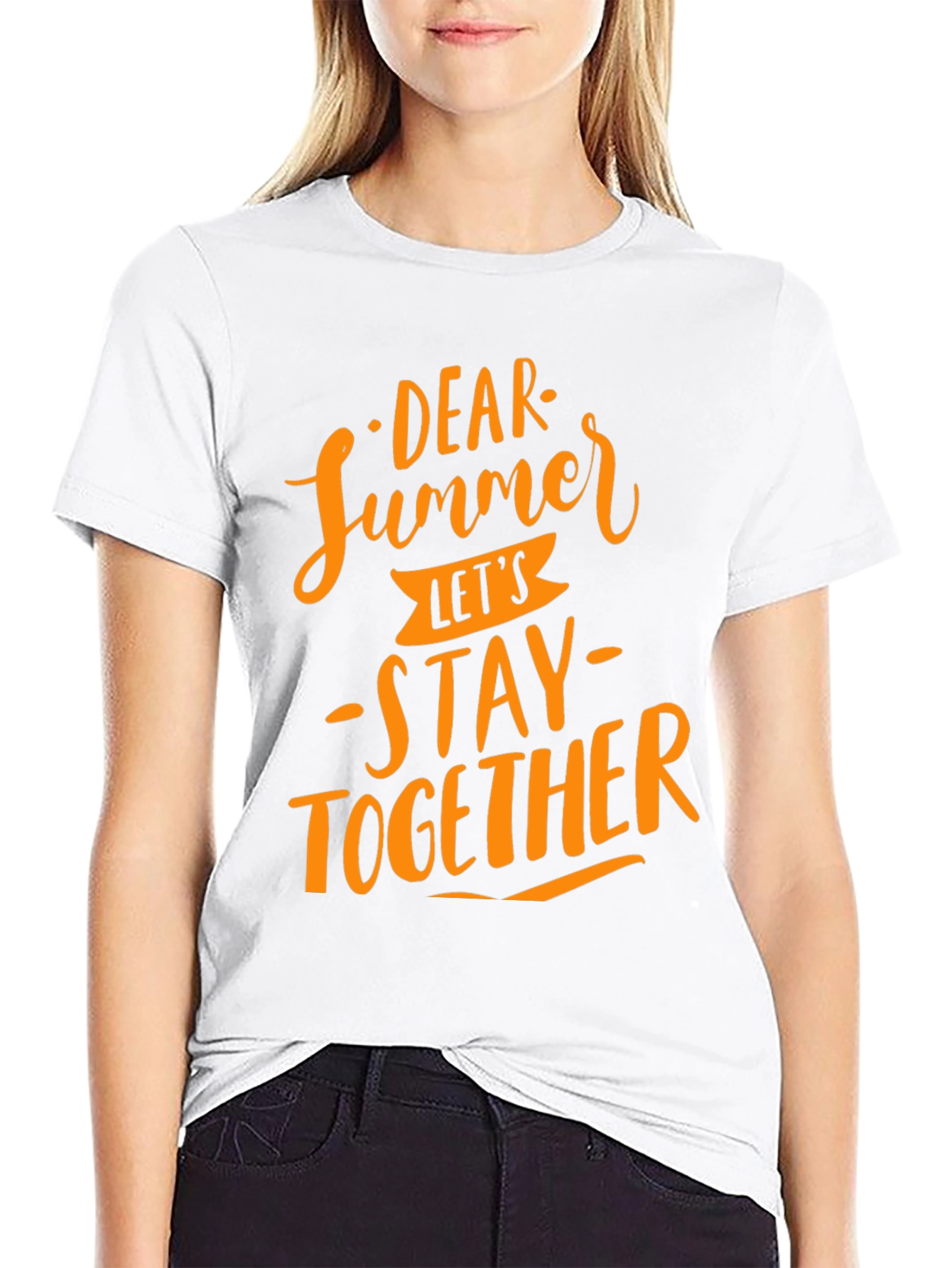 Dear Summer Graphic Tee - Black T-Shirt