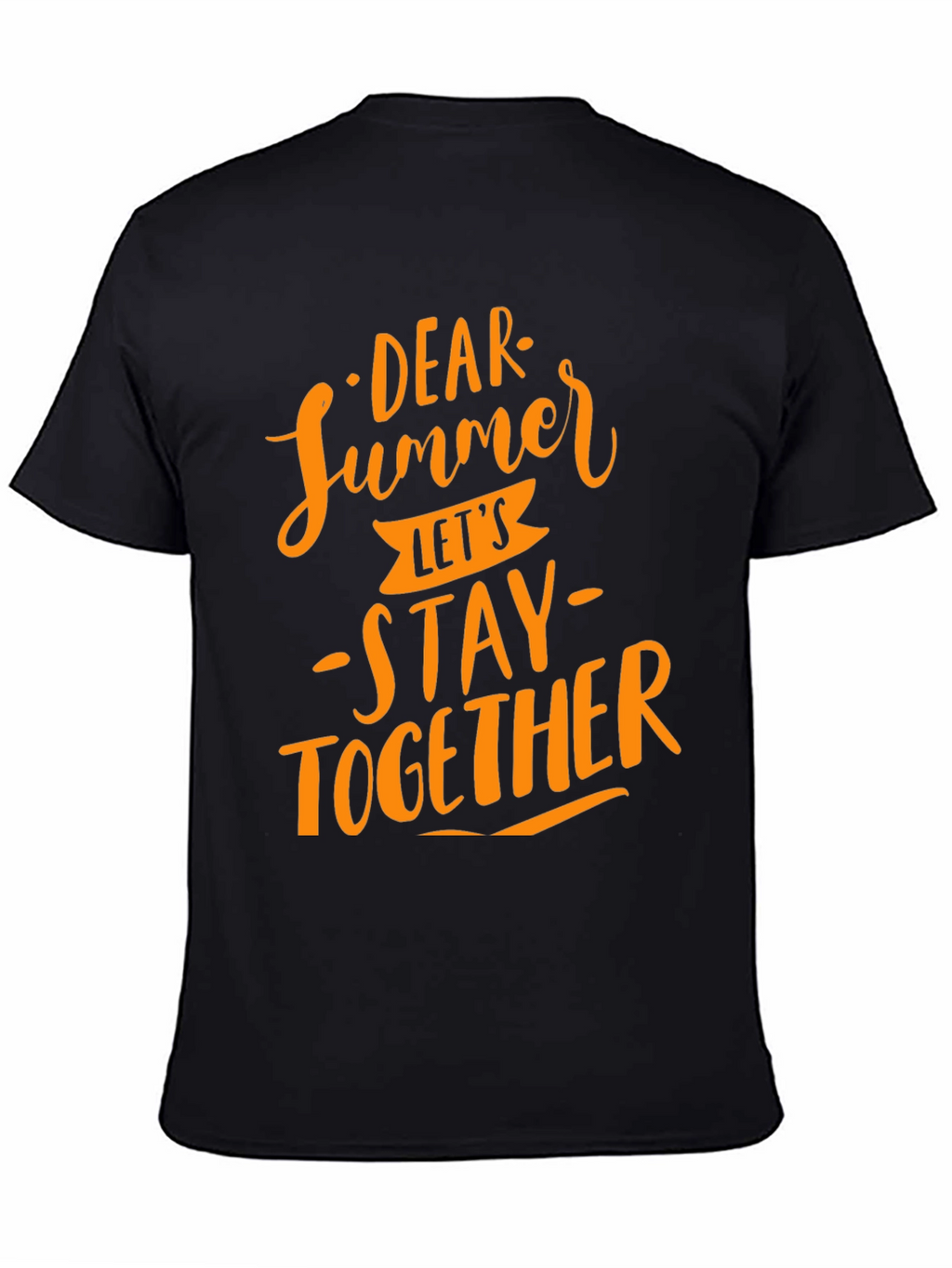Dear Summer Graphic Tee - Black T-Shirt