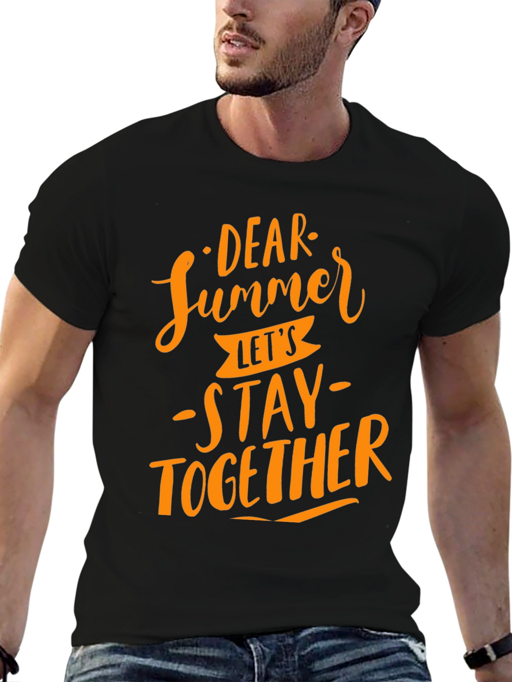 Dear Summer Graphic Tee - Black T-Shirt