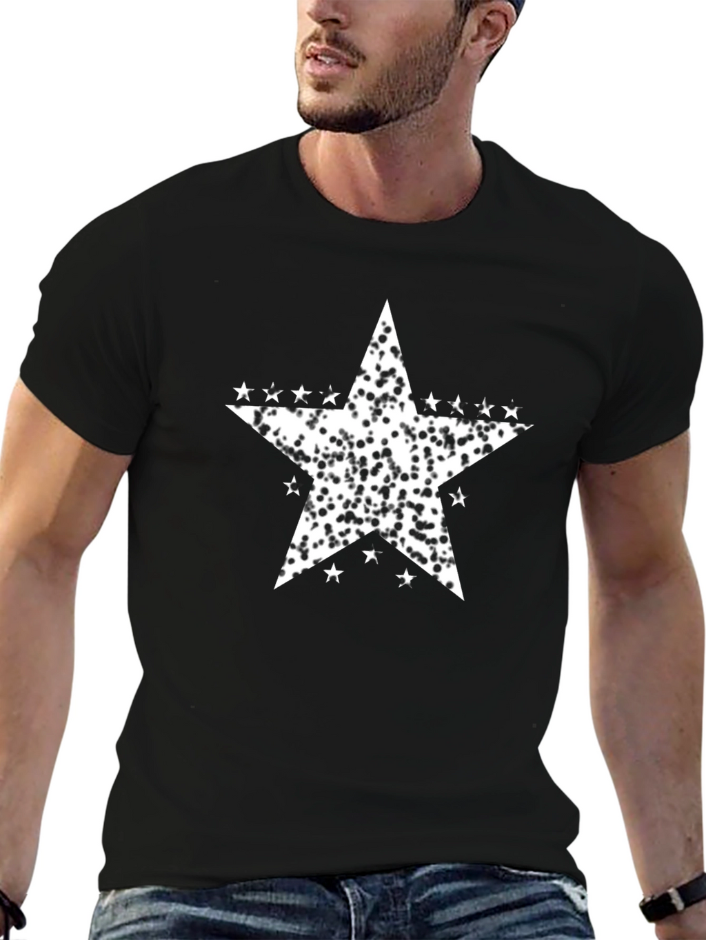 Star Graphic Black T-Shirt