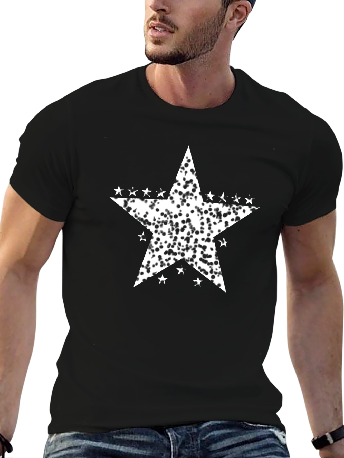Star Graphic Black T-Shirt