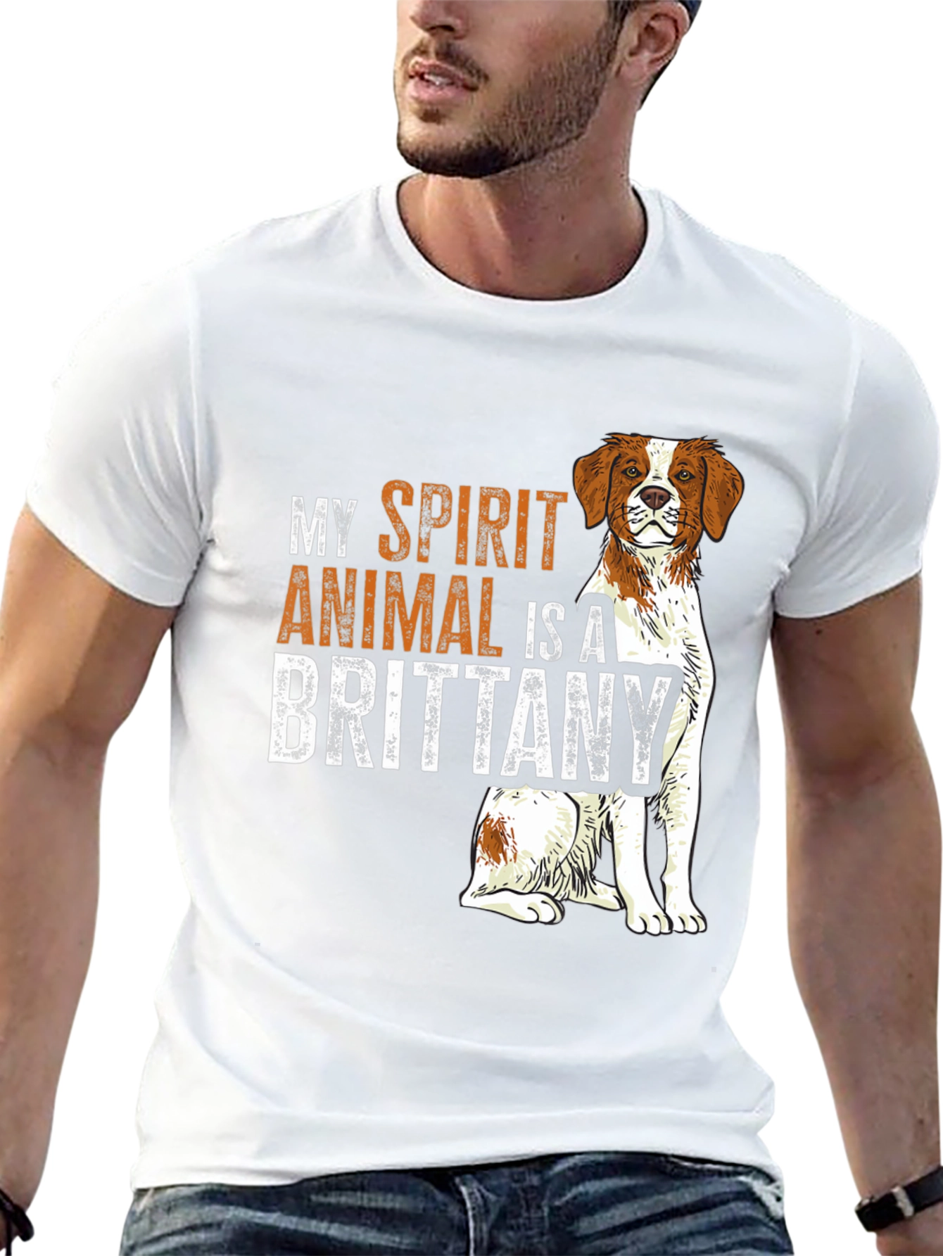 Brittany Dog Spirit Animal T-Shirt