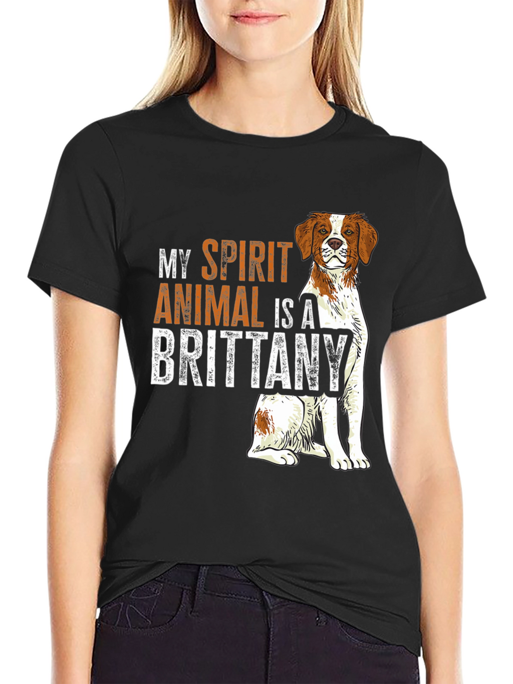 Brittany Dog Spirit Animal T-Shirt