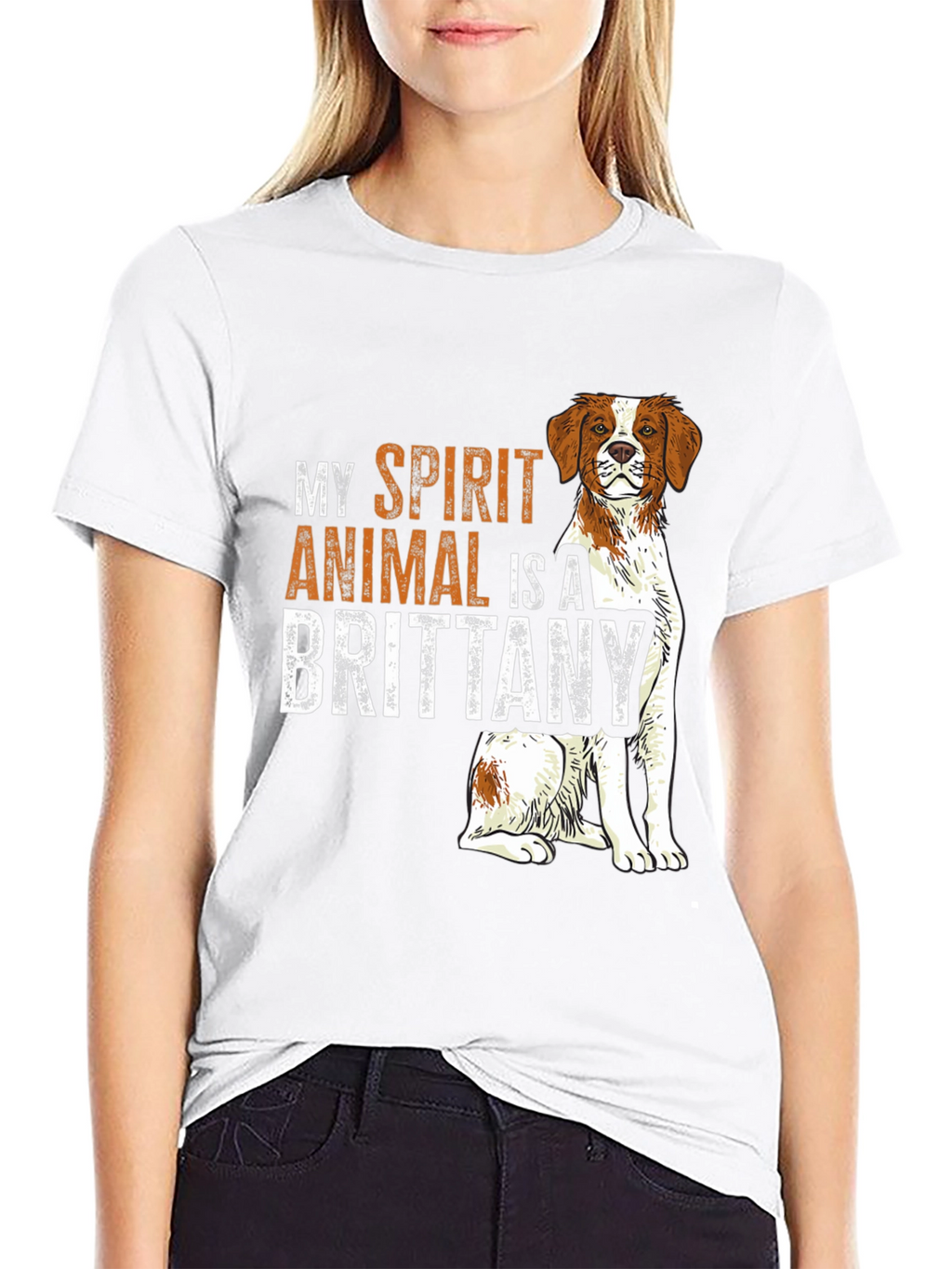 Brittany Dog Spirit Animal T-Shirt