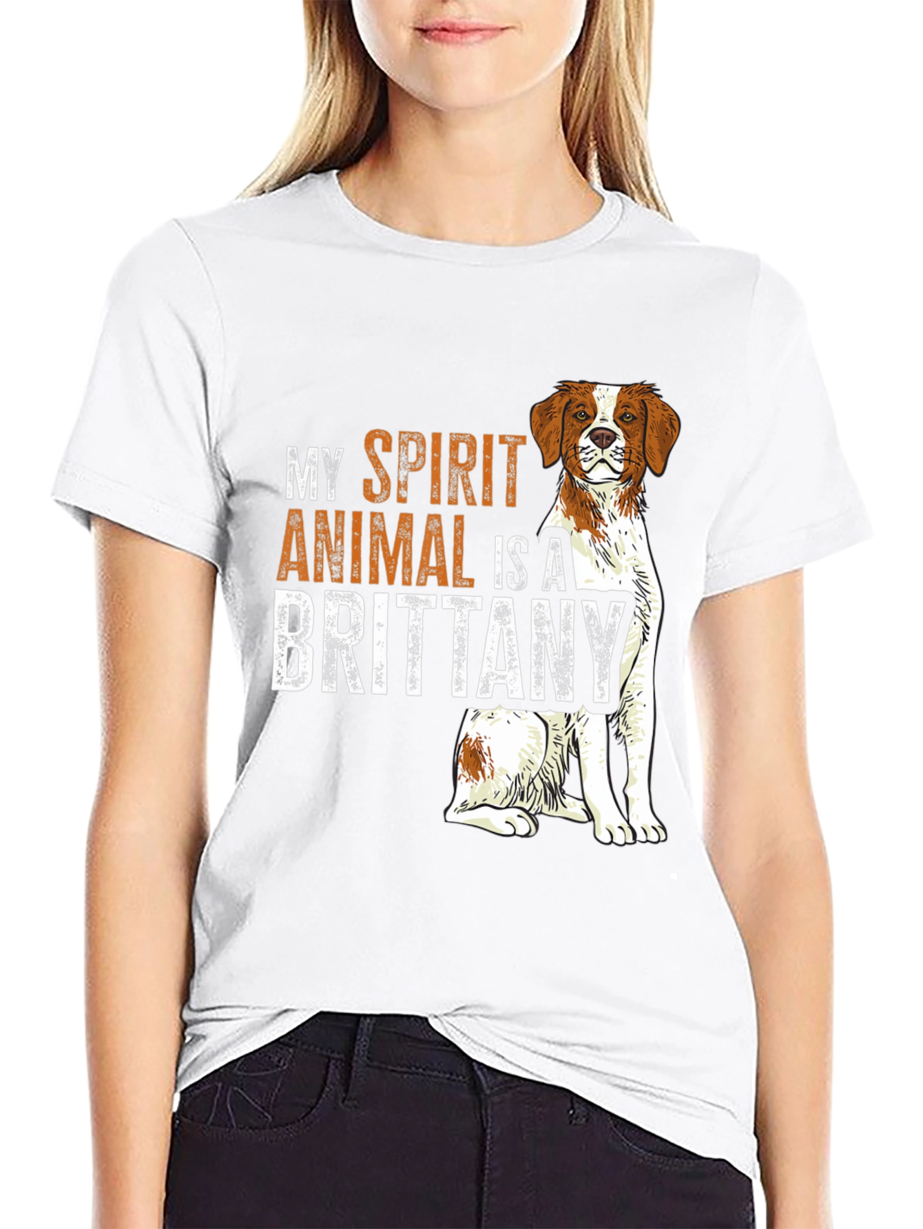 Brittany Dog Spirit Animal T-Shirt