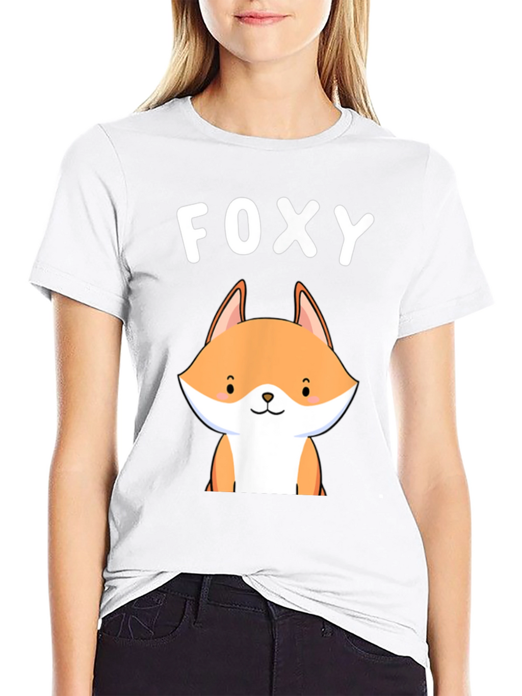 Foxy Graphic Tee - Cute Fox Design