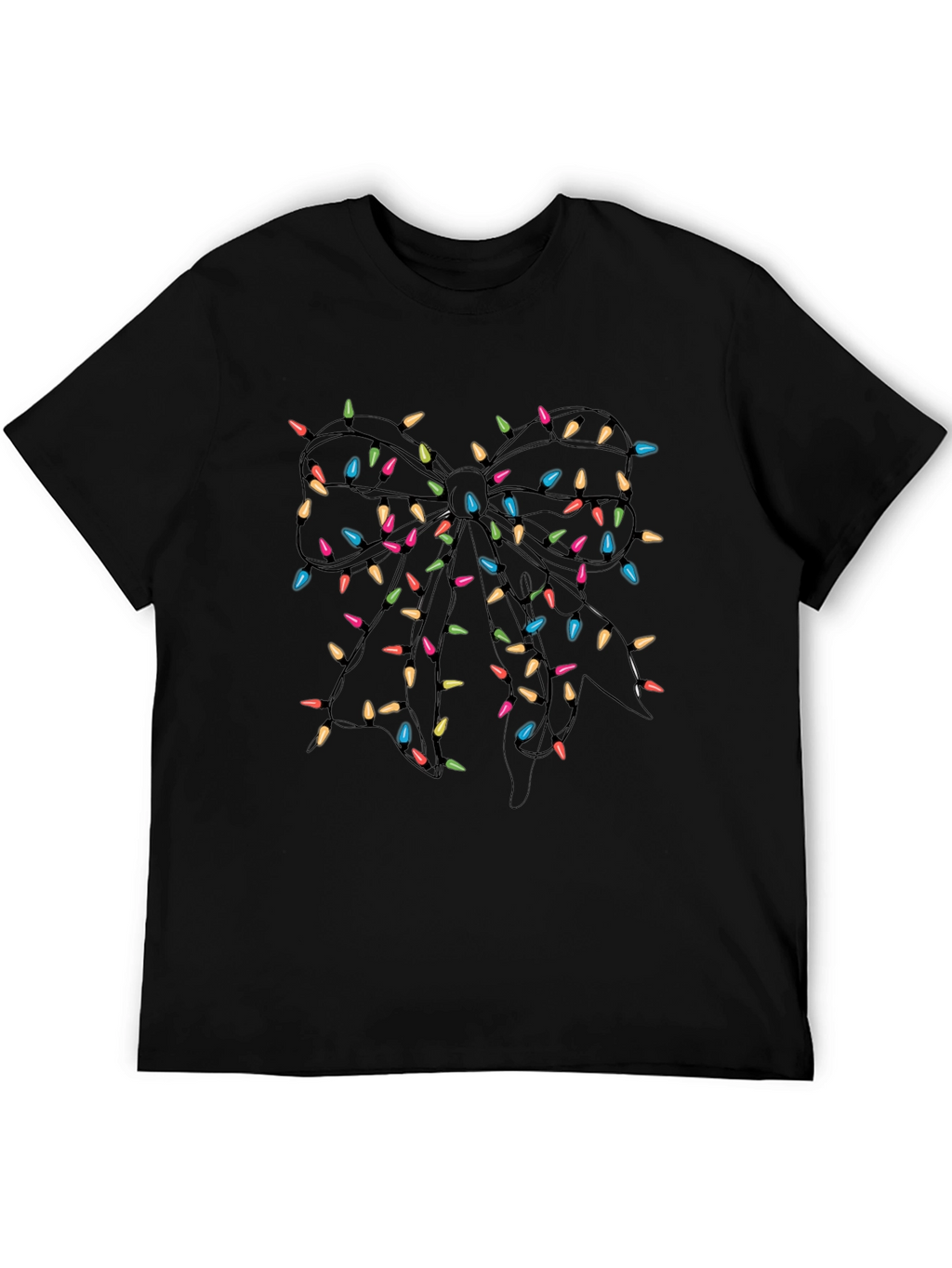 Festive Lights Bow Graphic Tee
