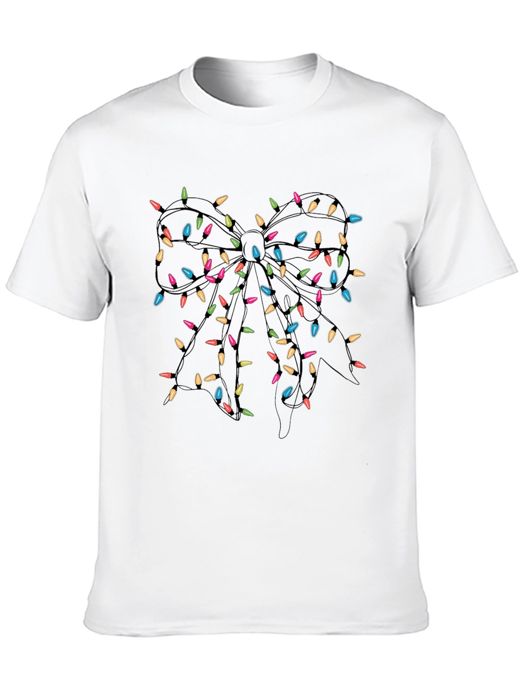 Festive Lights Bow Graphic Tee