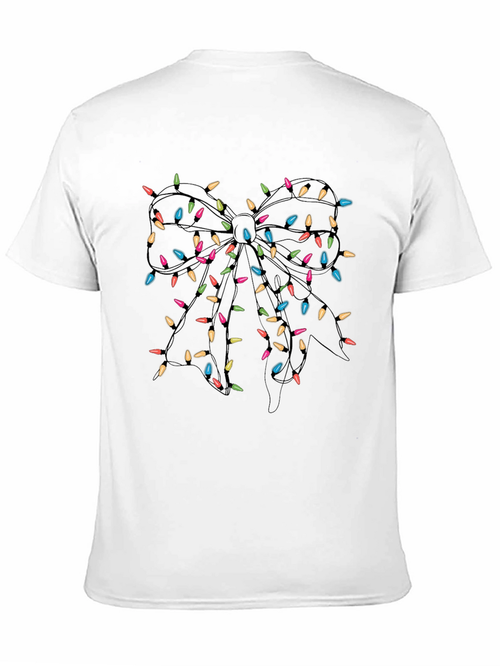 Festive Lights Bow Graphic Tee
