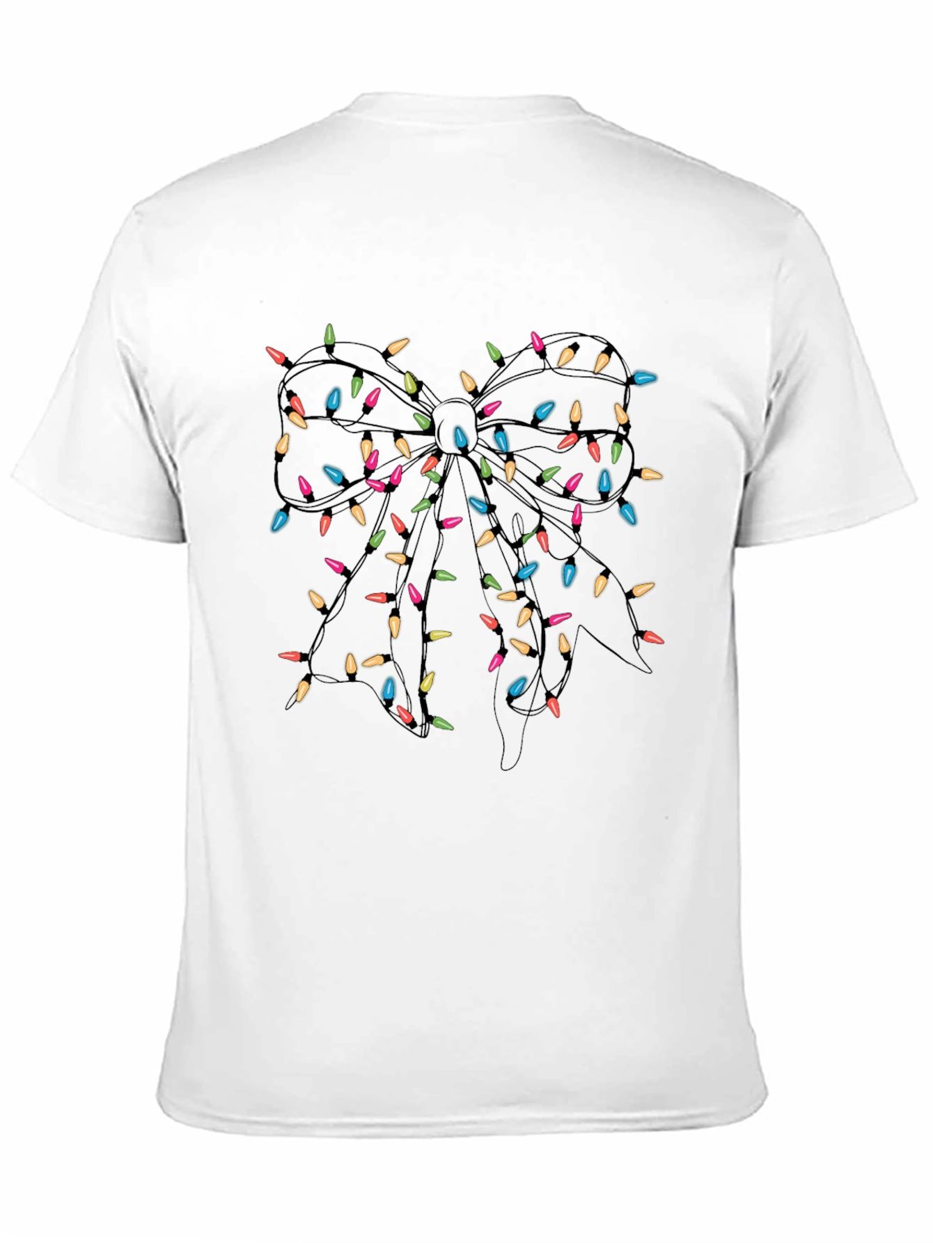 Festive Lights Bow Graphic Tee
