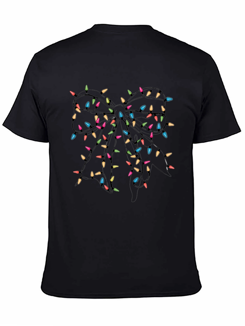 Festive Lights Bow Graphic Tee