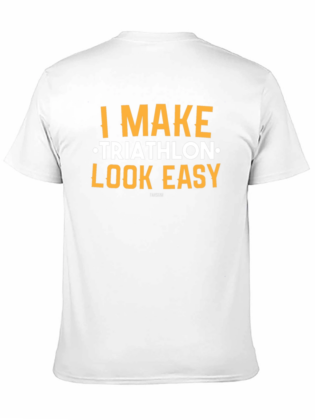 I Make Triathlon Look Easy Black T-Shirt