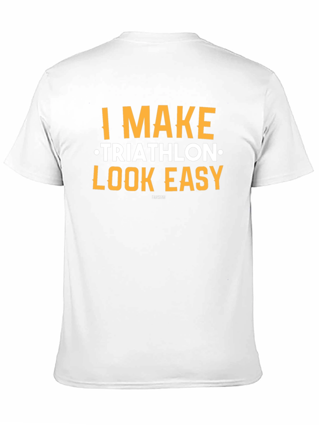 I Make Triathlon Look Easy Black T-Shirt