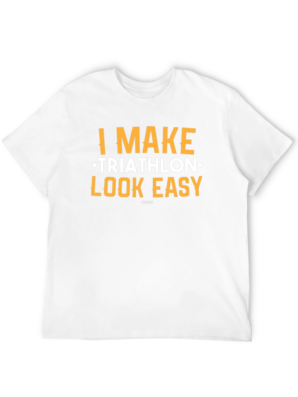 I Make Triathlon Look Easy Black T-Shirt