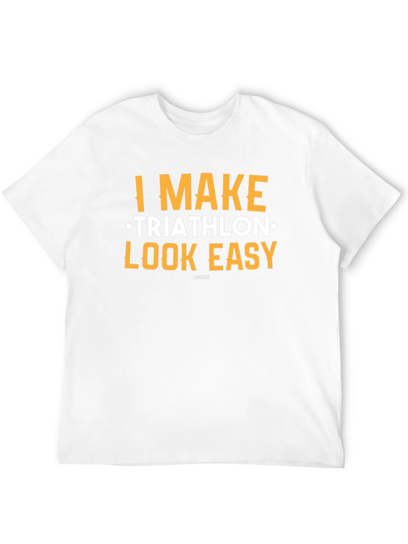 I Make Triathlon Look Easy Black T-Shirt