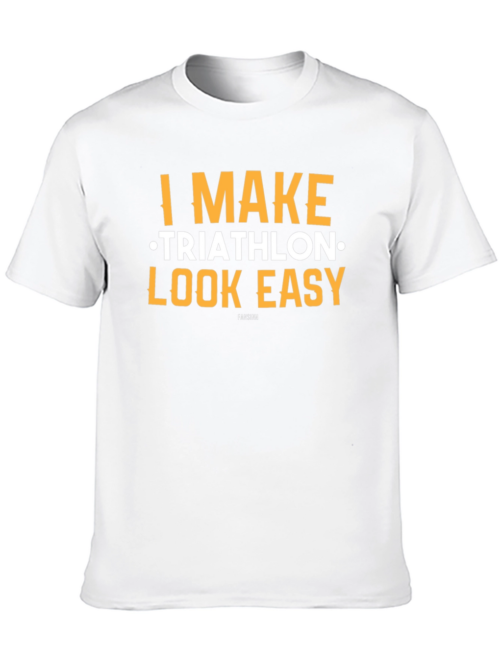 I Make Triathlon Look Easy Black T-Shirt