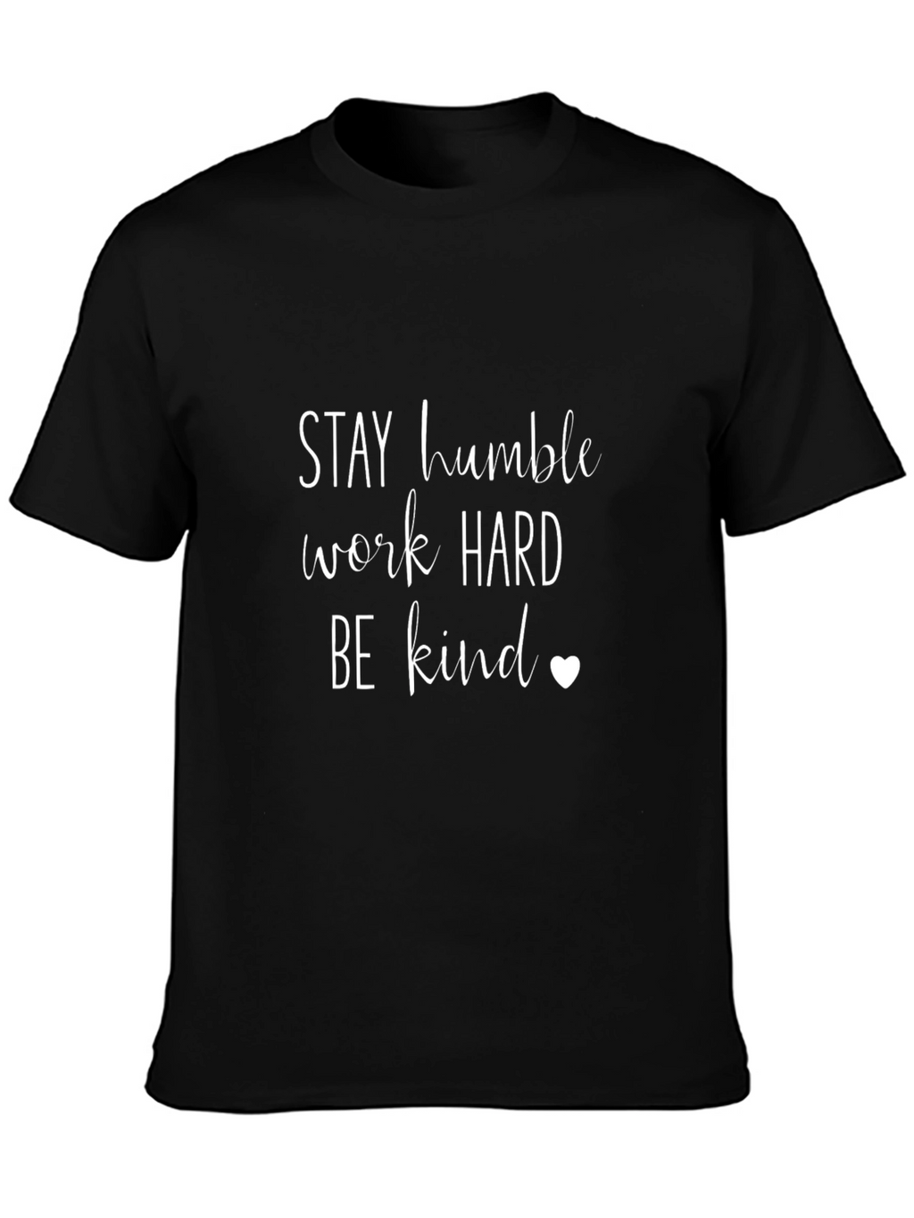 Stay Humble Graphic Tee - Black