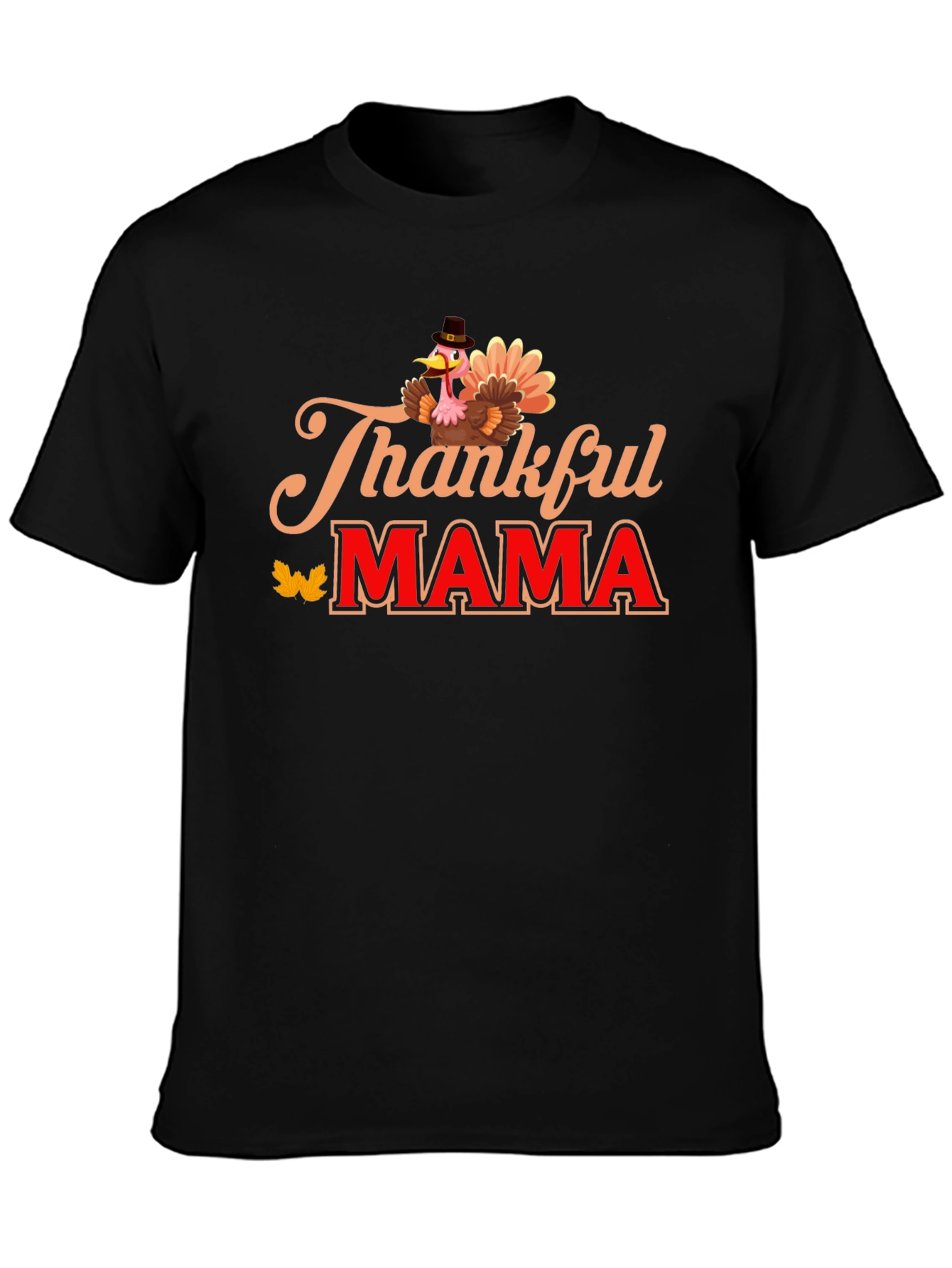 Thankful Mama Turkey T-Shirt