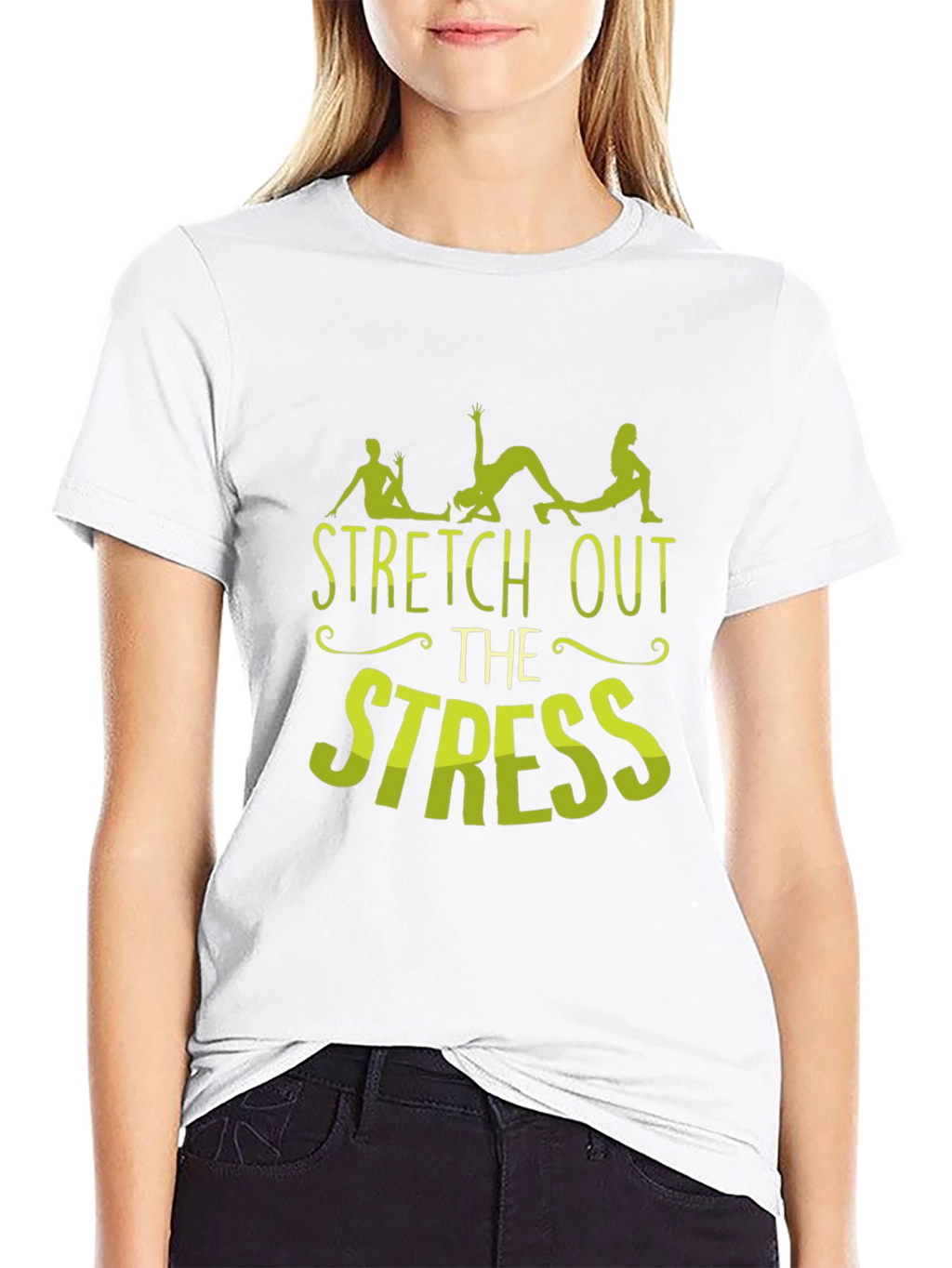 Stretch Out the Stress Graphic T-Shirt