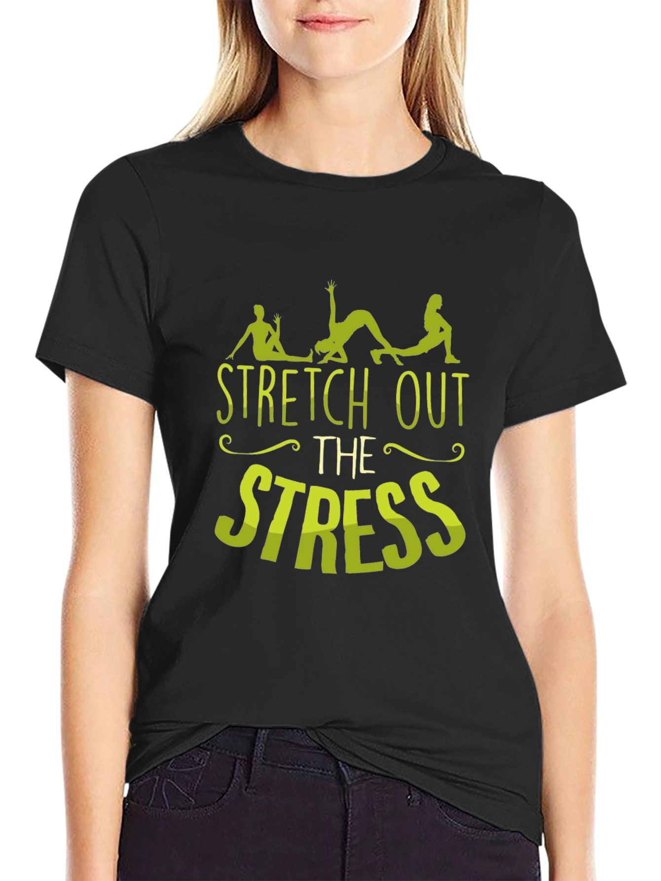 Stretch Out the Stress Graphic T-Shirt