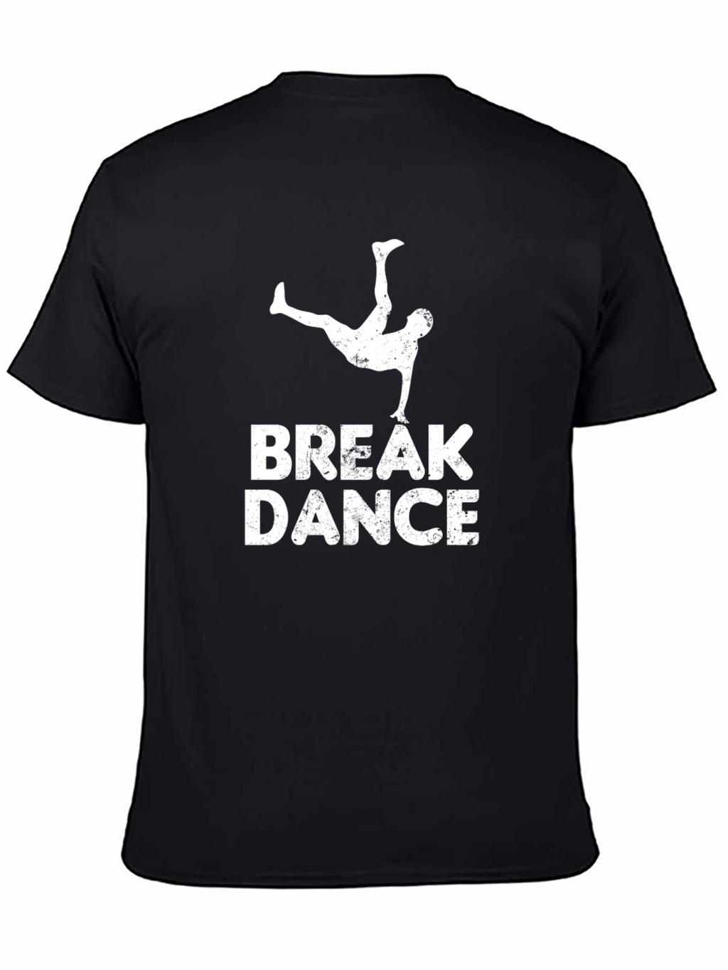 Break Dance Graphic T-Shirt - Black Cotton Tee