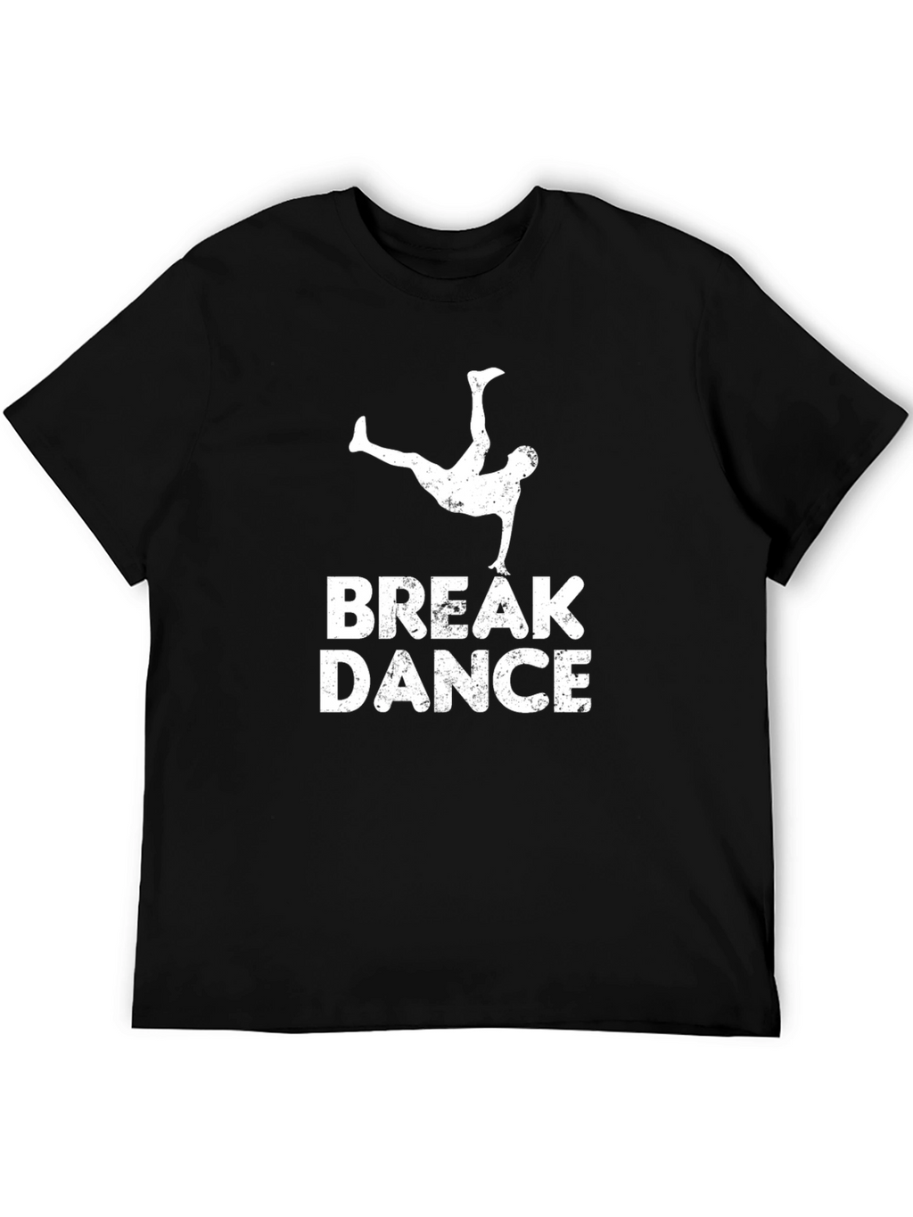 Break Dance Graphic T-Shirt - Black Cotton Tee