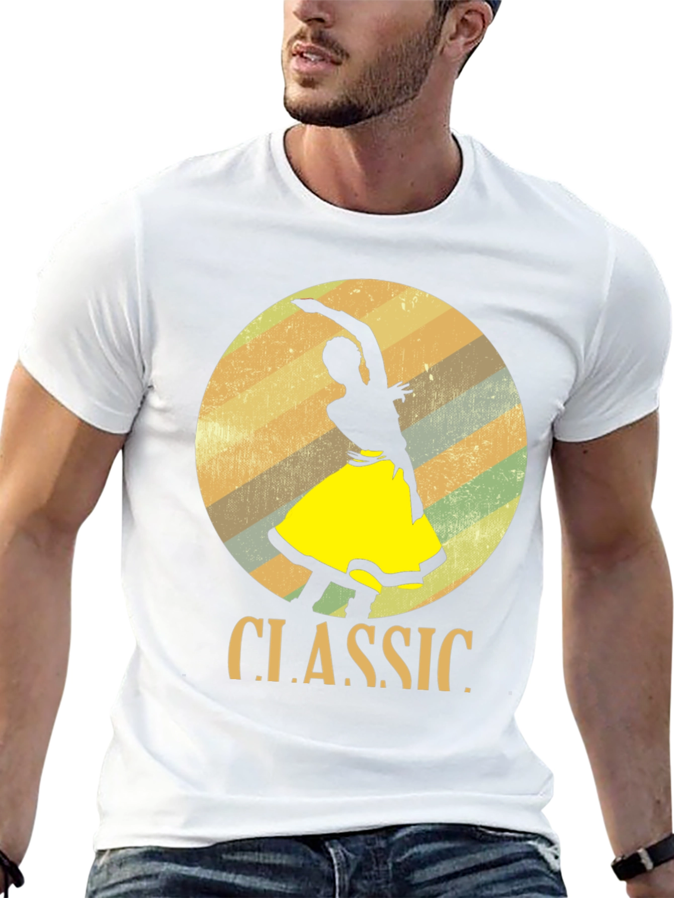 Classic Dancer Graphic T-Shirt - Retro Style