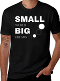Small World Big Dreams Graphic Tee - Black