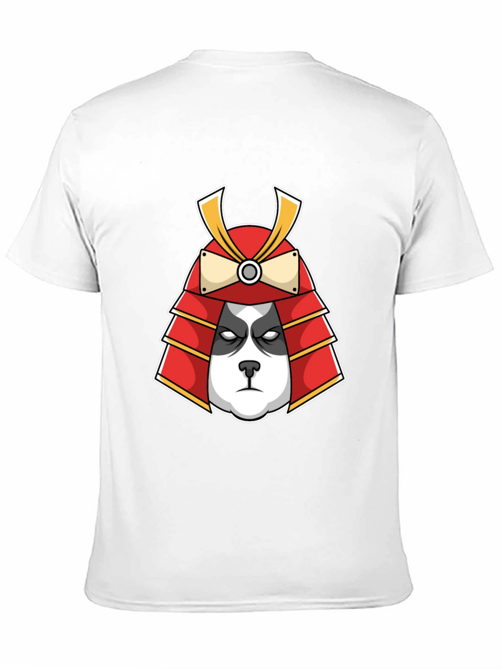 Panda Samurai Graphic Tee - Black Cotton T-Shirt
