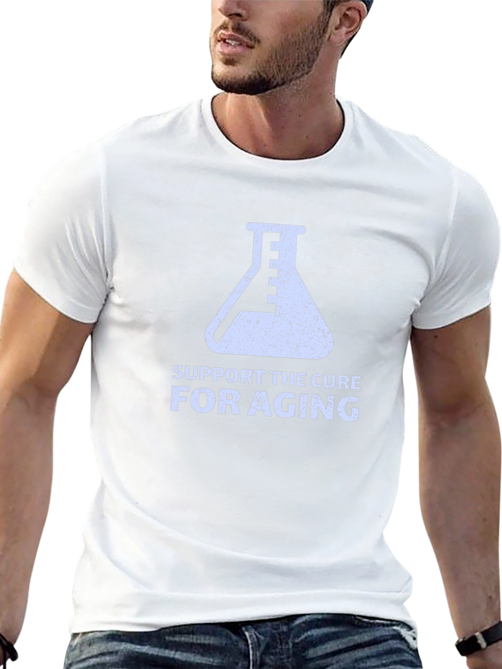 Support the Cure for Aging Black T-Shirt