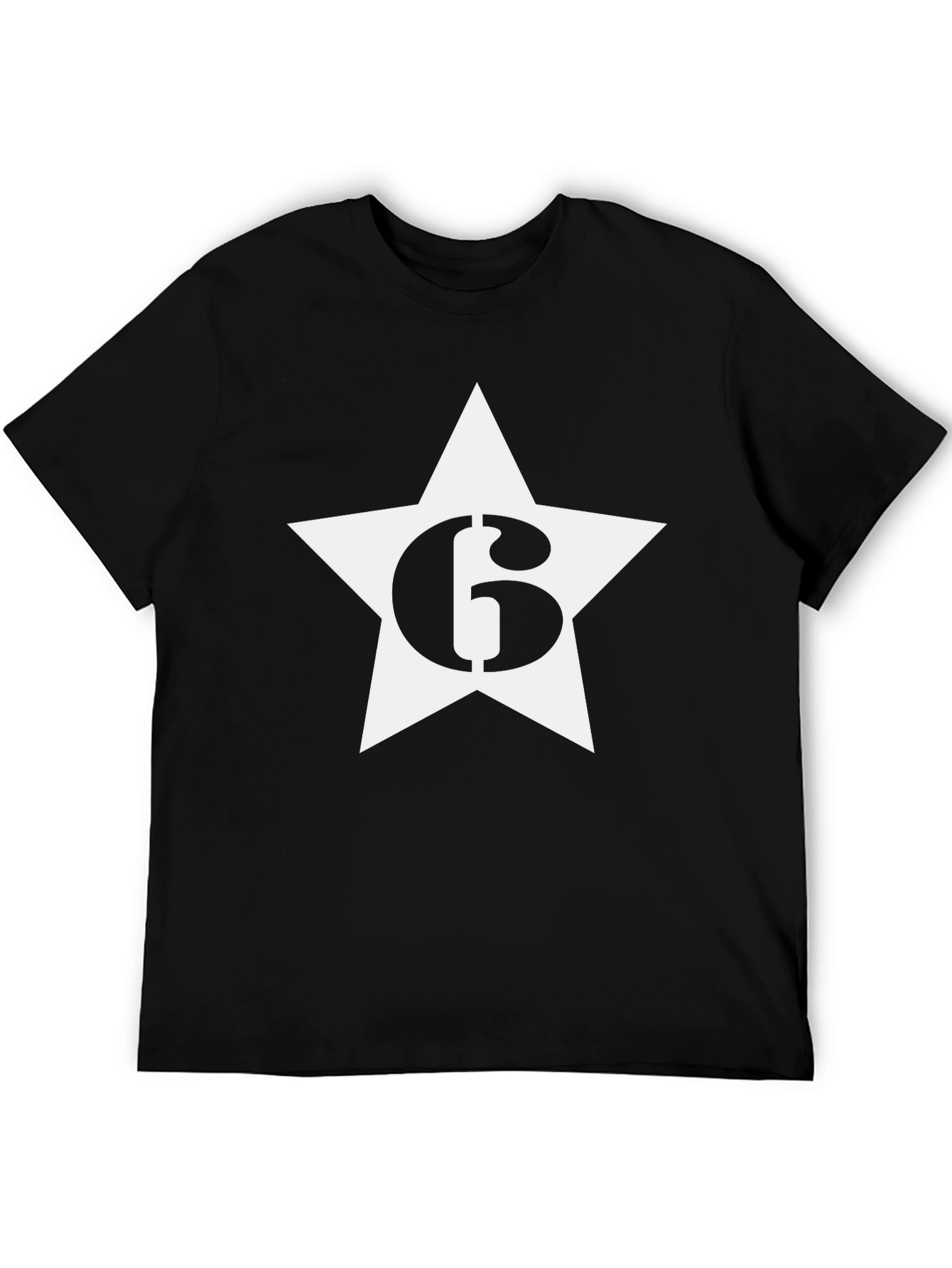 Star Number 6 Graphic Tee - Cool & Casual