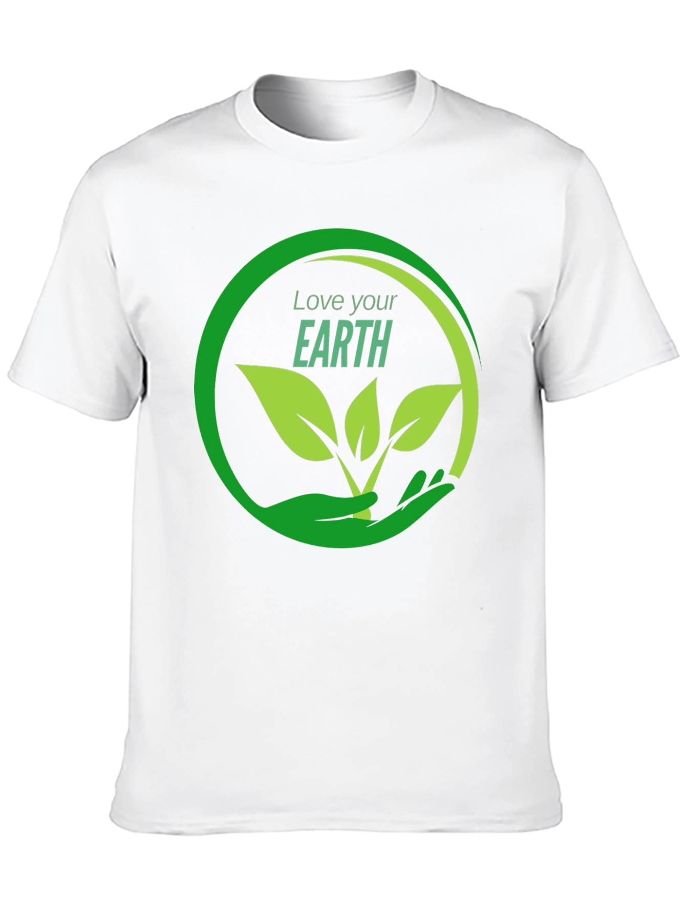 Eco-Friendly Love Your Earth Graphic T-Shirt