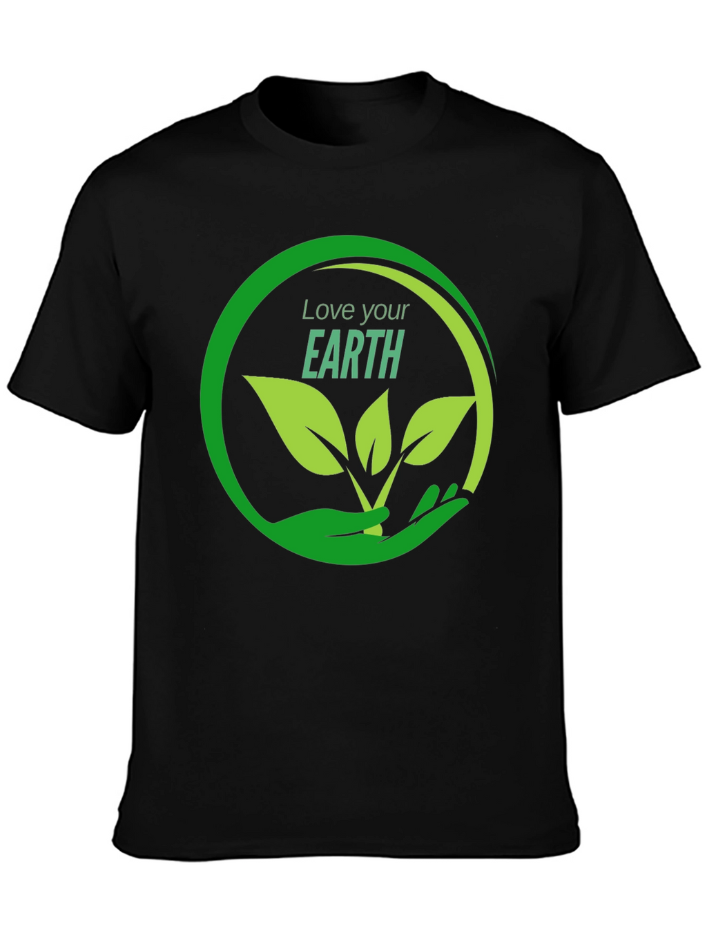 Eco-Friendly Love Your Earth Graphic T-Shirt