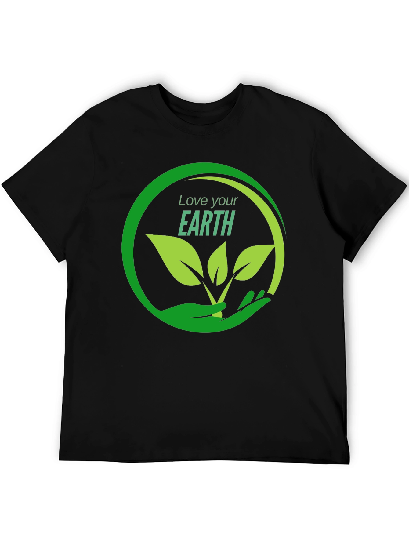 Eco-Friendly Love Your Earth Graphic T-Shirt
