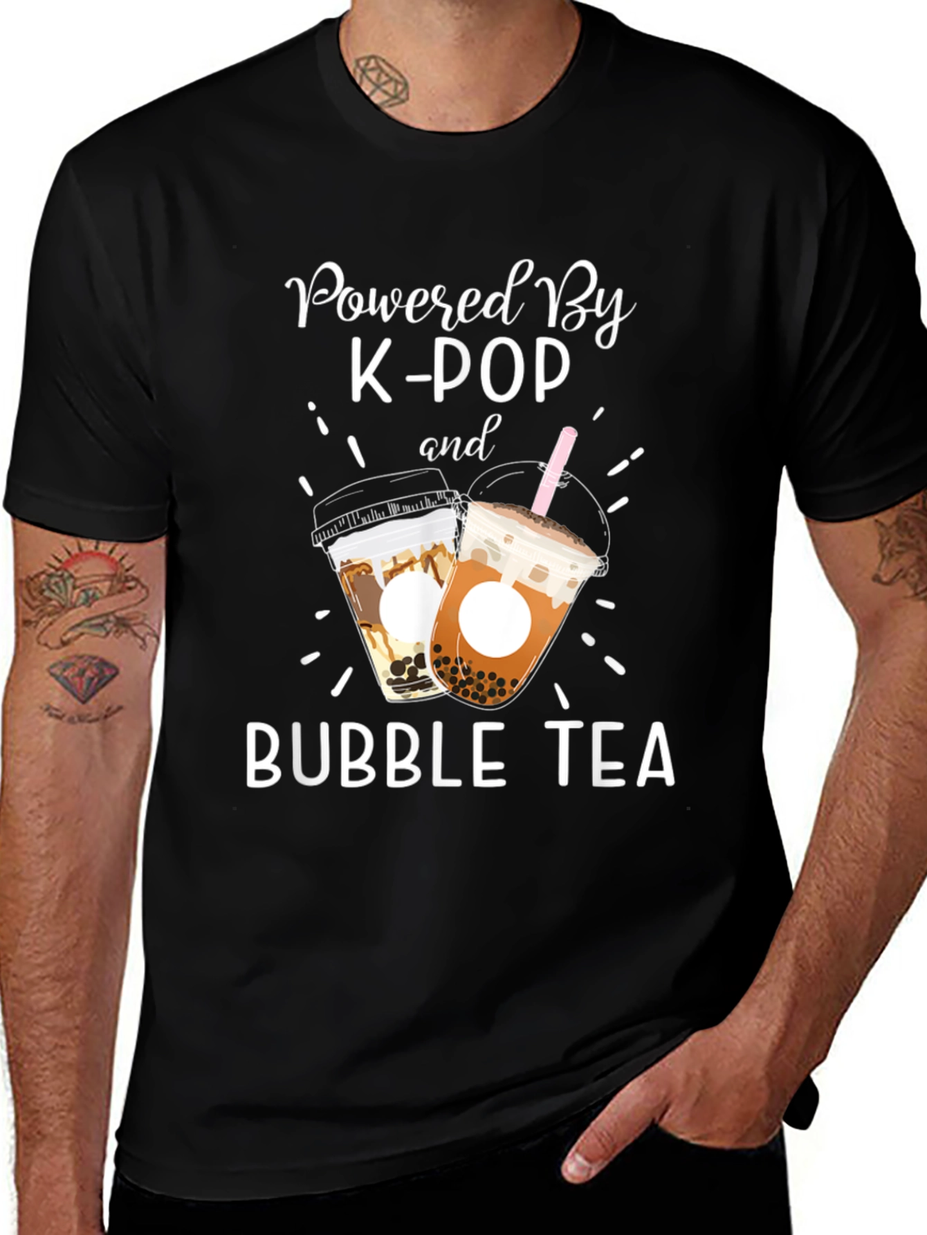K-POP and Bubble Tea T-Shirt