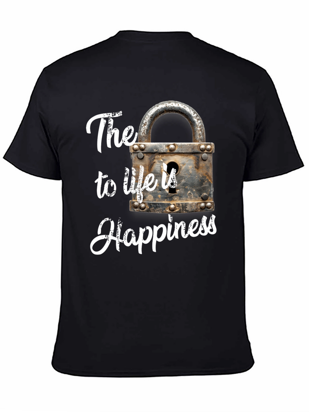 Happiness Lock T-Shirt - The Key to Life