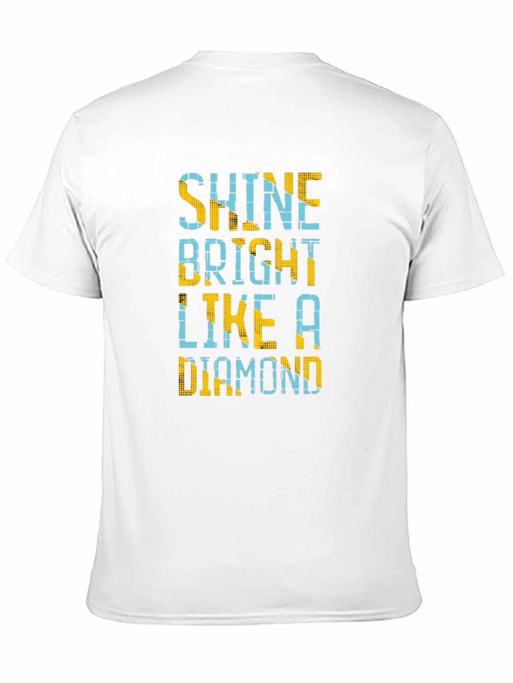 Shine Bright Like a Diamond Mens Black T-Shirt