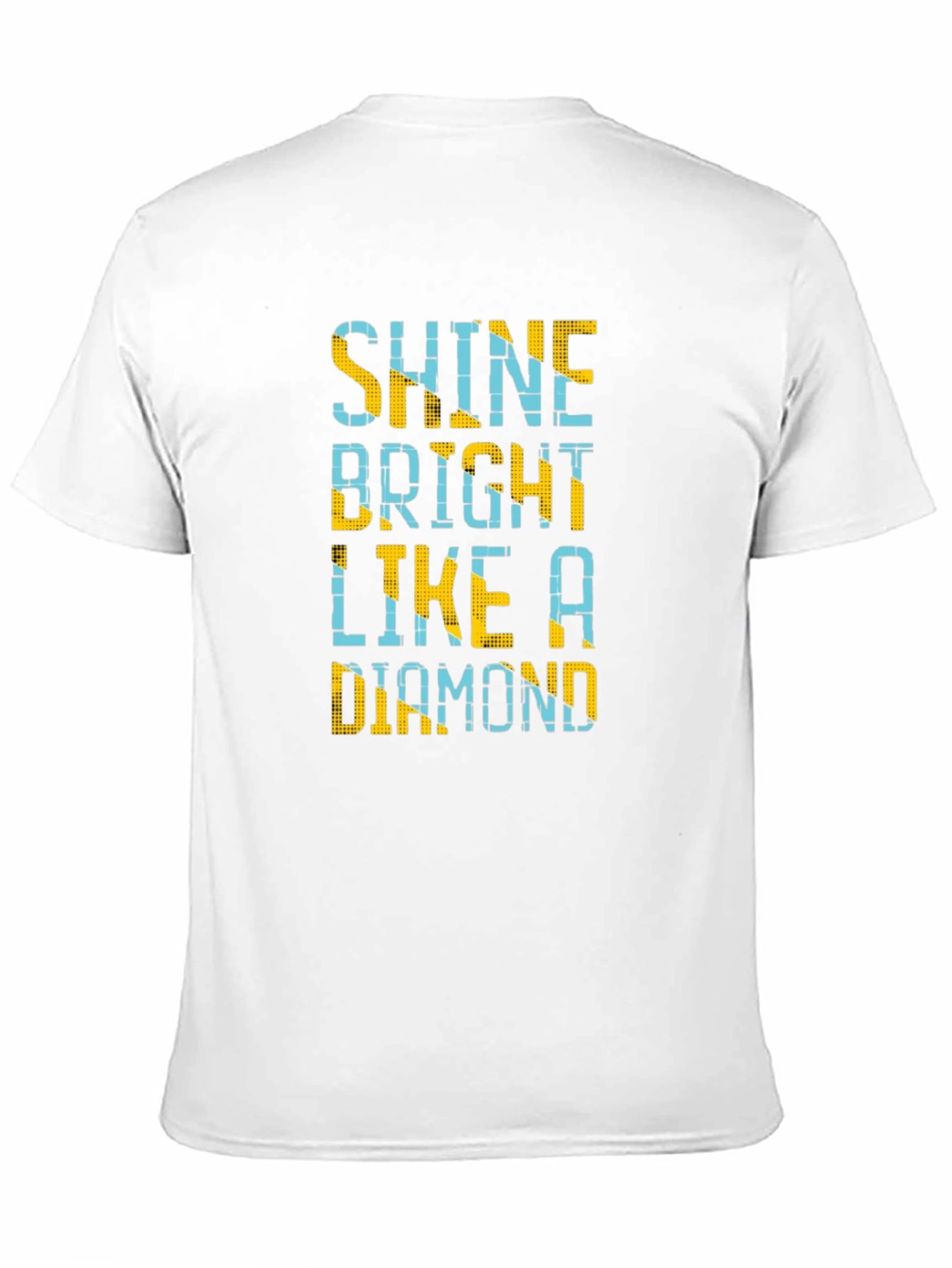 Shine Bright Like a Diamond Mens Black T-Shirt