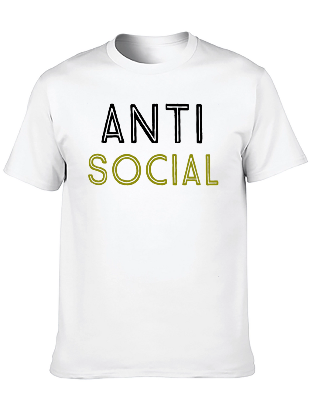 Anti Social T-Shirt - Bold Graphic Tee