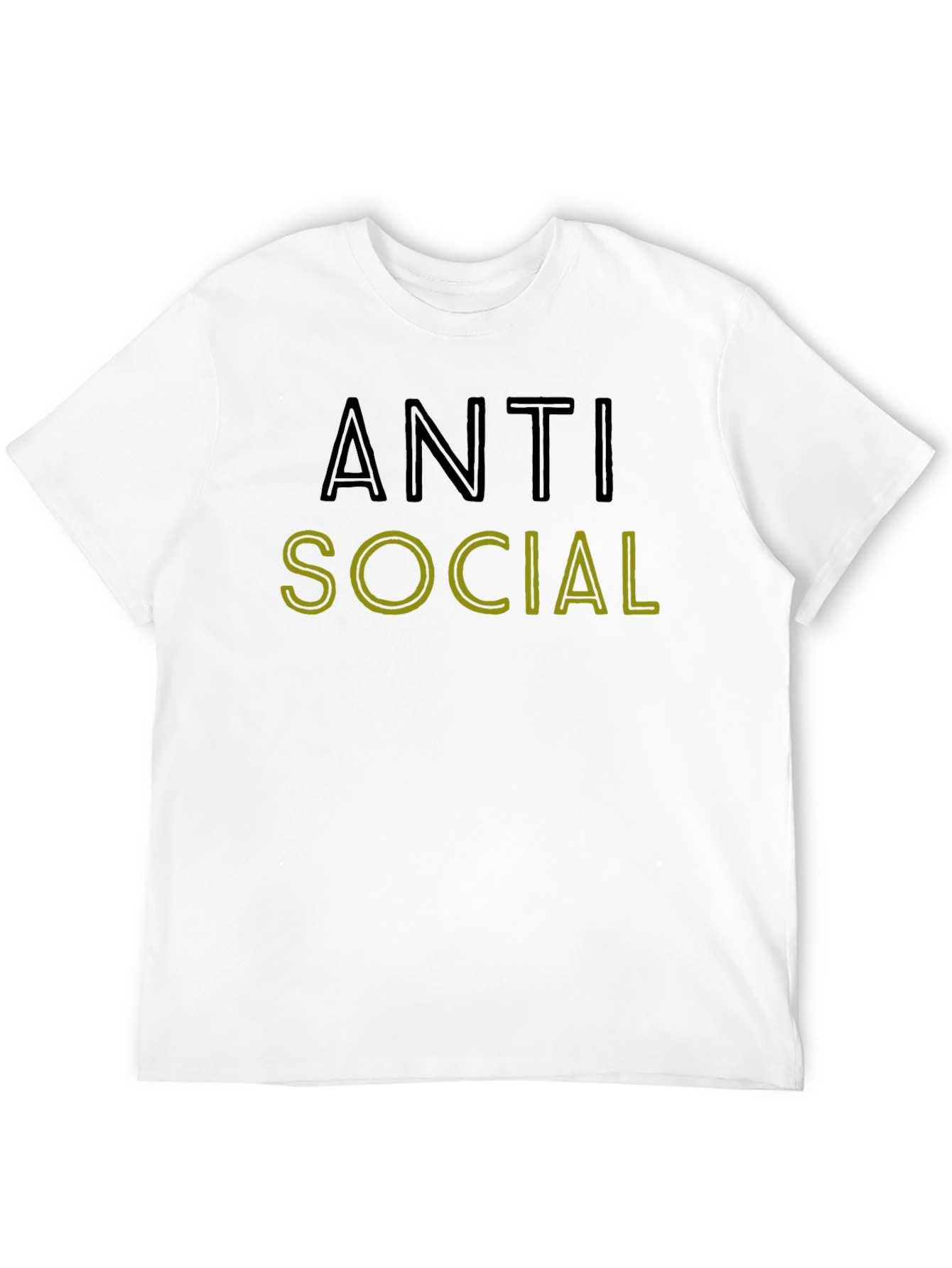 Anti Social T-Shirt - Bold Graphic Tee
