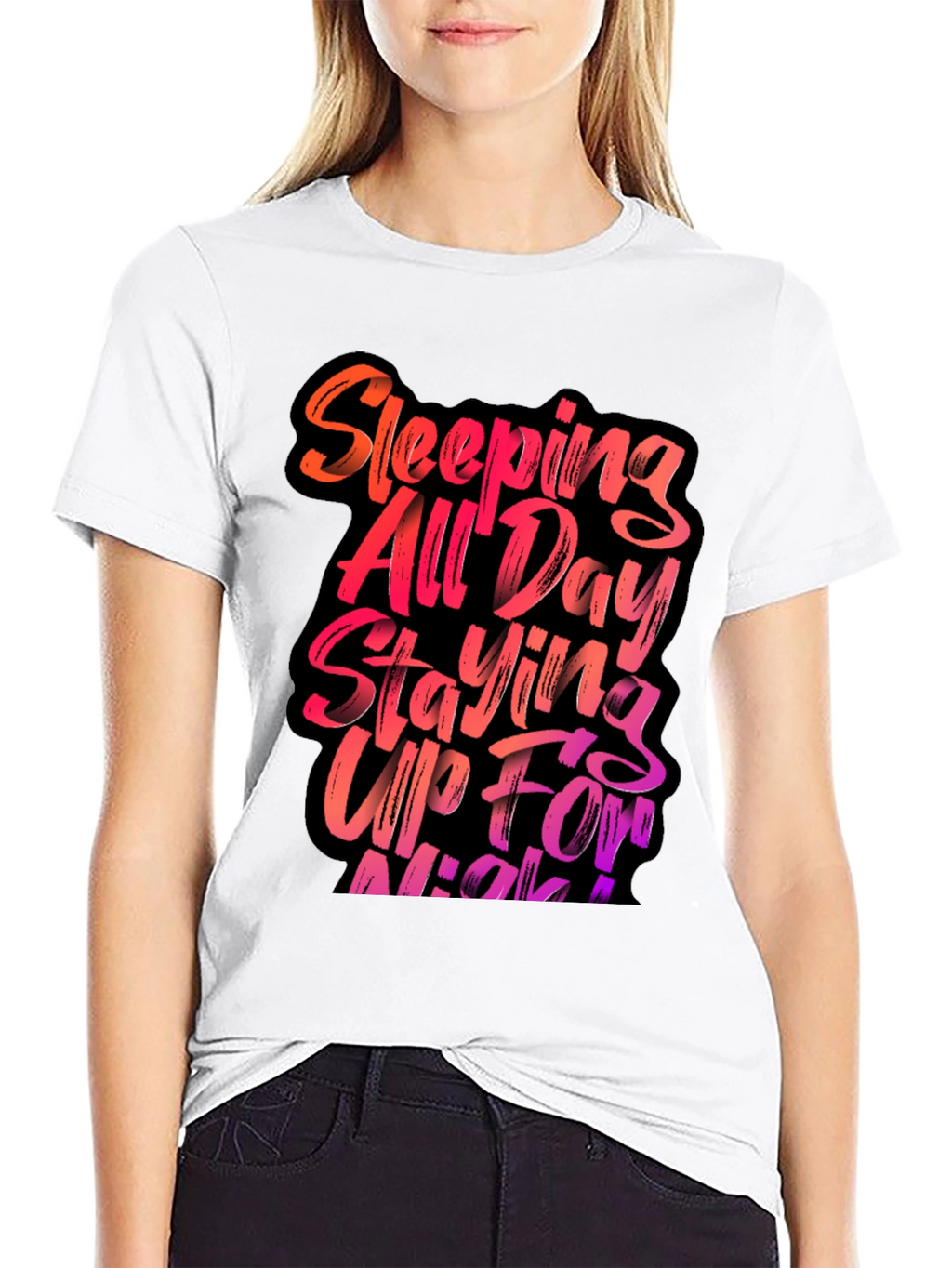 Sleeping All Day Staying Up All Night T-Shirt