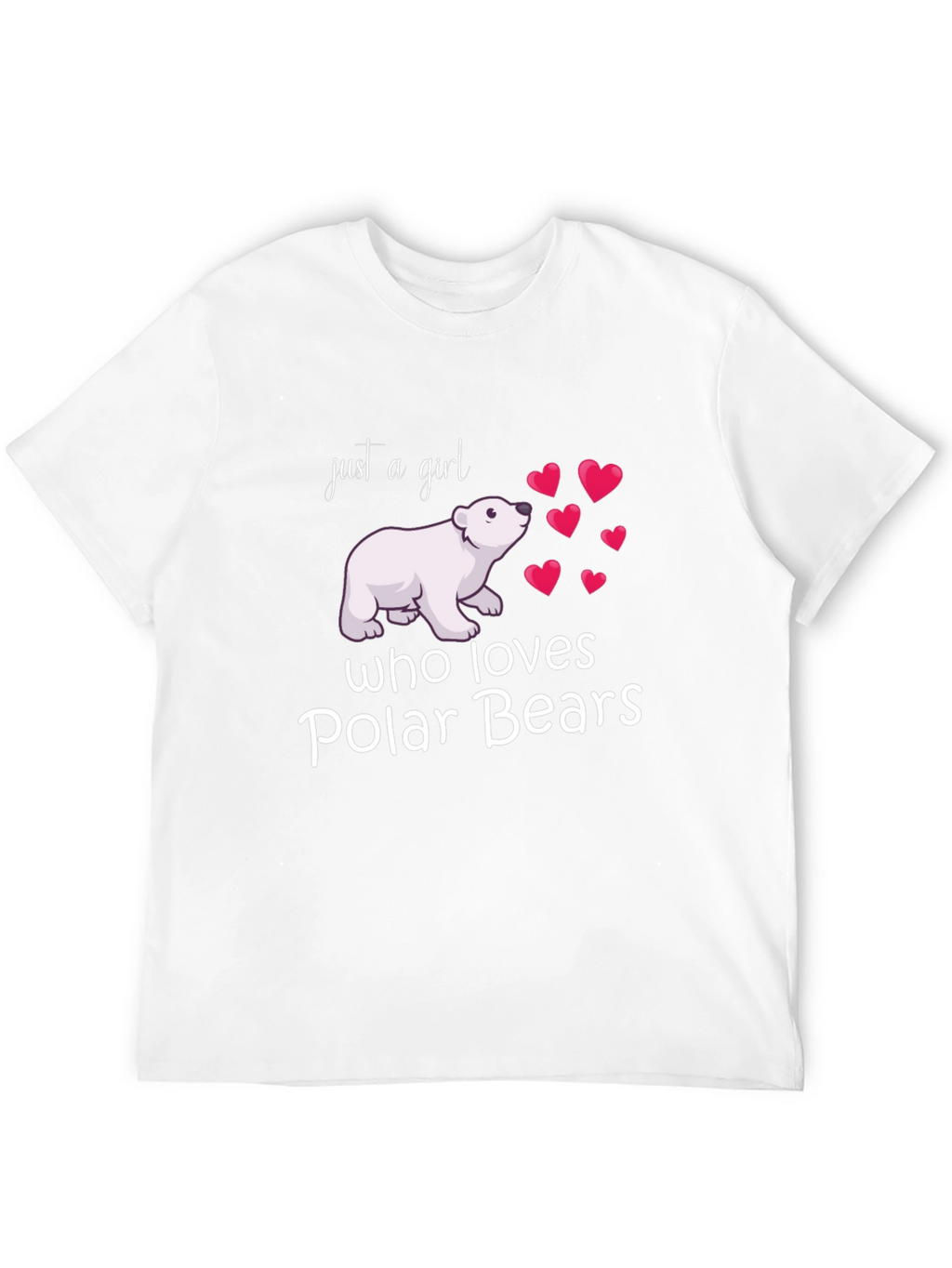 Just a Girl Who Loves Polar Bears T-Shirt