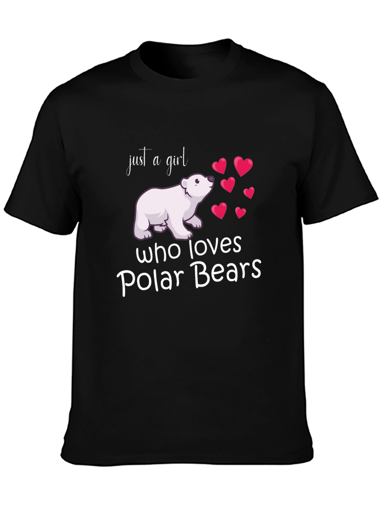 Just a Girl Who Loves Polar Bears T-Shirt