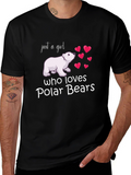 Just a Girl Who Loves Polar Bears T-Shirt