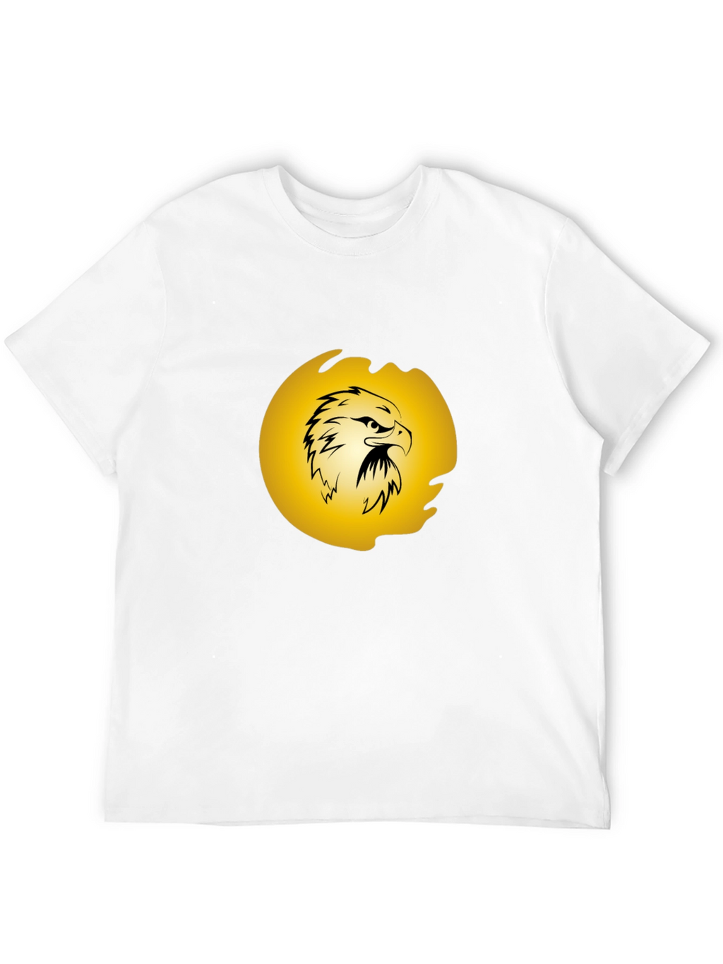 Eagle Graphic Print Tee - Black