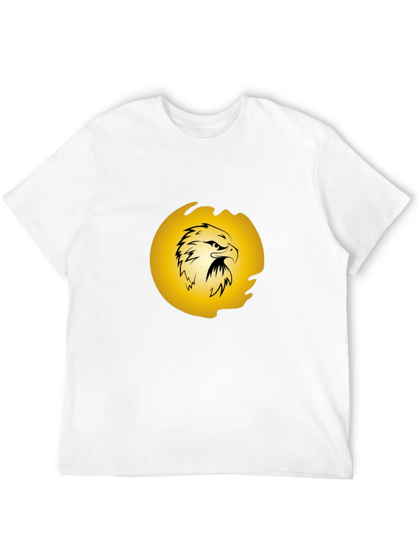 Eagle Graphic Print Tee - Black