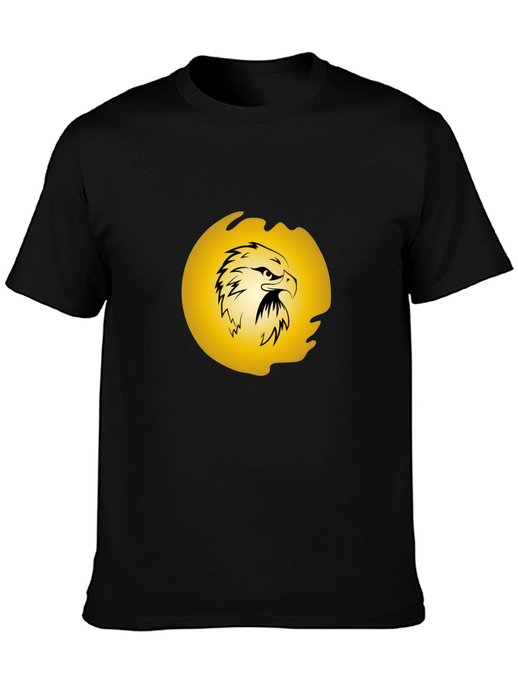 Eagle Graphic Print Tee - Black